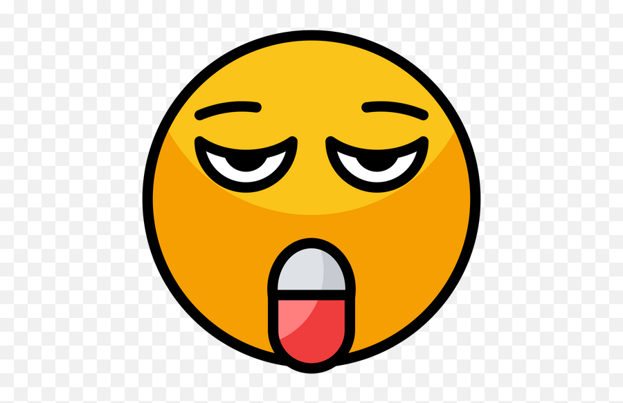 Tongue Out Emoji Icon Of Colored Outline Style - Smiley Png,Tongue Out Emoji Png