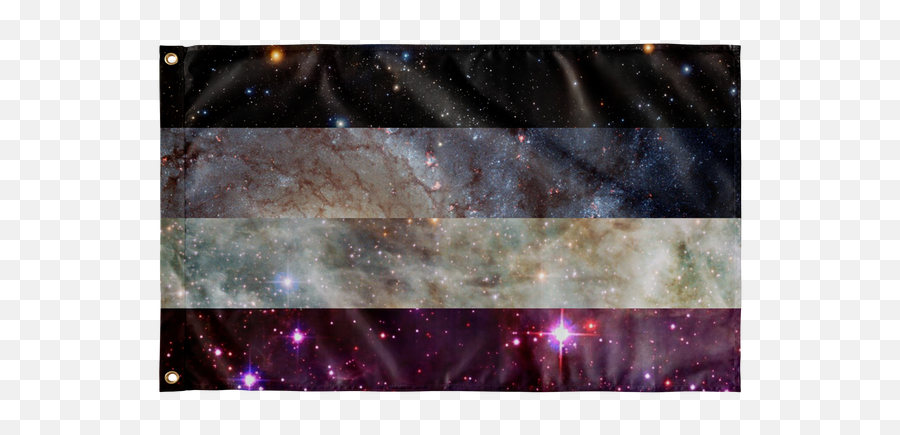 Asexual Space Flag - Space Pride Flags Png,Genderfluid Icon