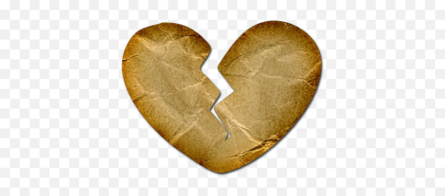 Gold Broken Heart Png - Clip Art Library Ripped Paper Heart Png,Broken House Icon
