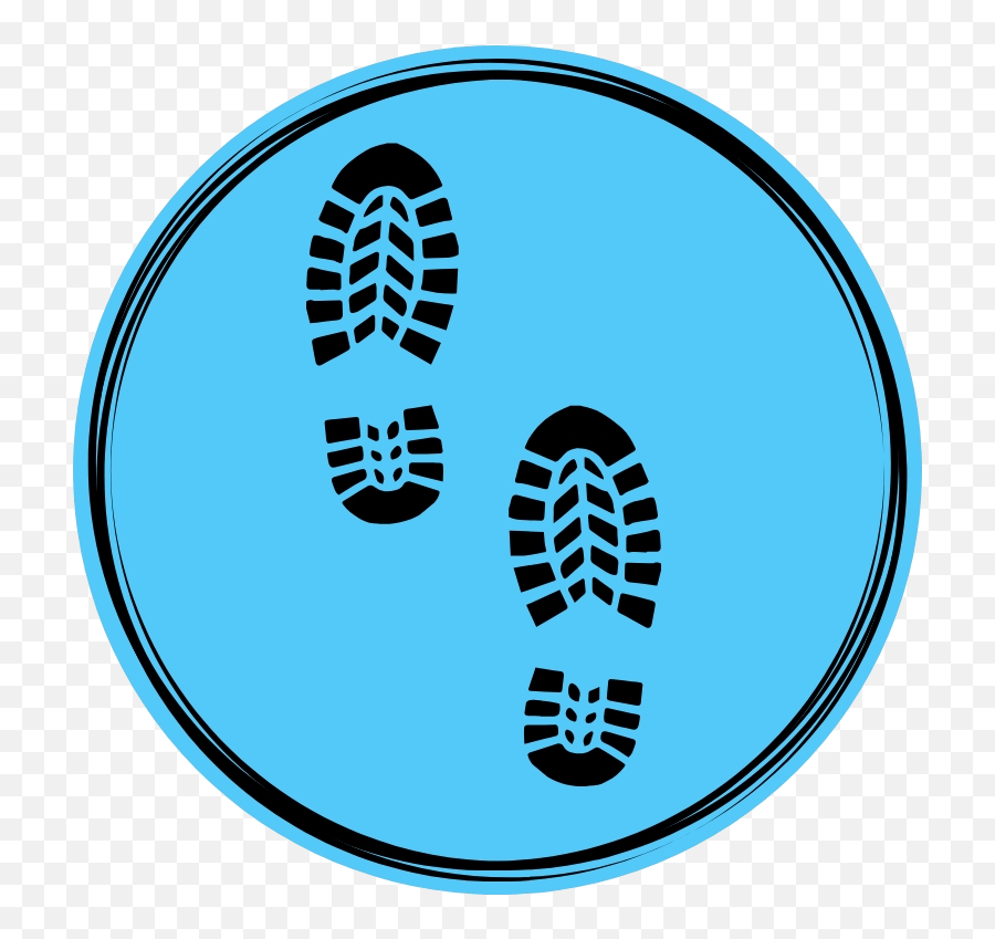 Transportation Sustainability - Hiking Shoe Print Clipart Png,Waze App Icon Meanings