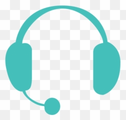 Headphones Flat Icon Silhouette - Transparent PNG u0026 SVG Flat Icon Png