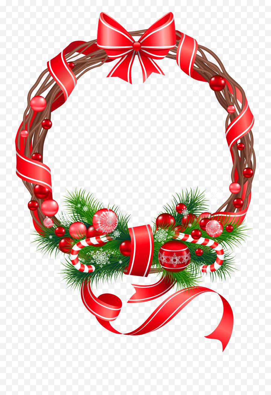 Christmas Ghirlande Le Classiche - Christmas Wreath Designs Png,Christmas Reef Png
