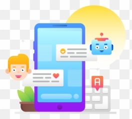 Hugo Chatbot Free Vector Illustration - Icon Png