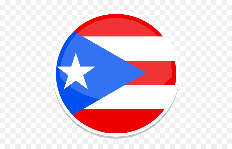 Puerto Rico Flag Flags Free Icon Of - Circle Puerto Rico Flag Png,Puerto Rico Flag Png