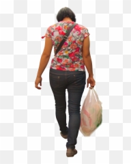 Woman With Plastic Bag U2014 Architextures Png