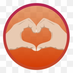 Heart Hand Vector Clipart Image - Message Of Love Journey Png,Hand Vector Png