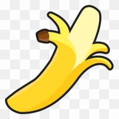Transparent Background Peeled Banana Clipart - Art Png