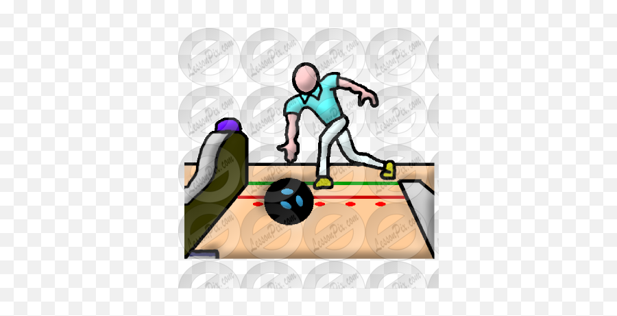 Bowling Picture For Classroom Therapy Use - Great Bowling Clip Art Png,Bowling Clipart Png