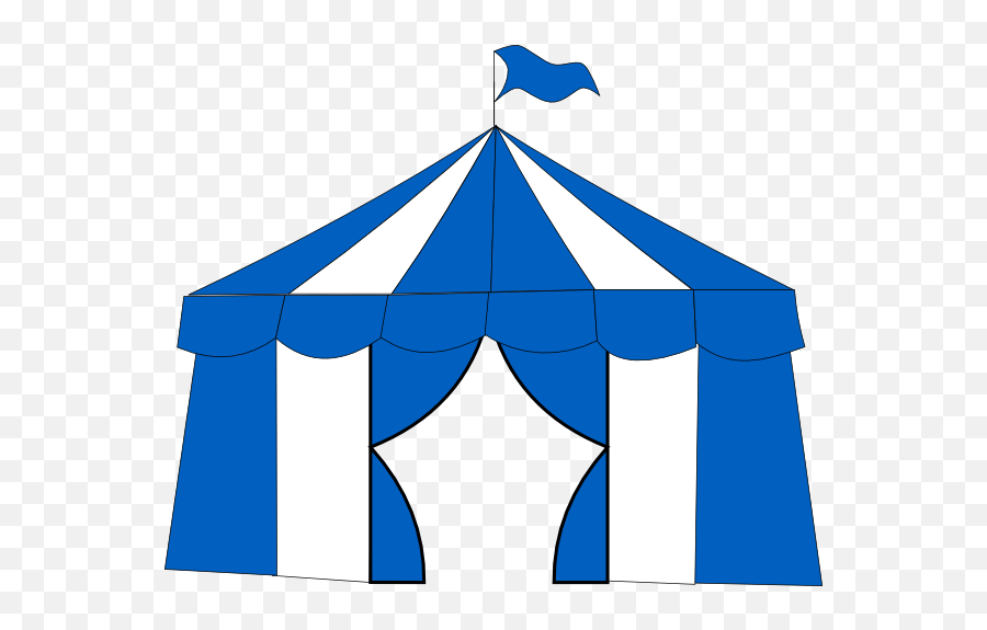 Blue Tent Png - Blue Circus Tent Clipart,Circus Tent Png