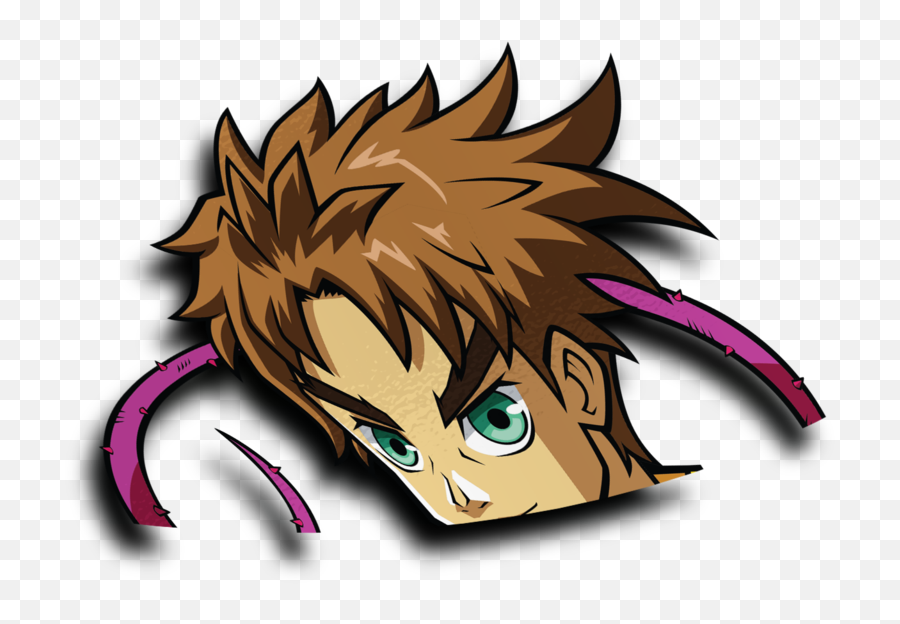 Young Joseph Joestar Peeker Sticker - Young Joseph Joestar Peeker Sticker Png,Joseph Joestar Png