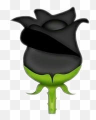 Report Abuse - Black Rose Emoji Png,Rose Emoji Png