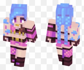 Download Jinx - League Of Legends Minecraft Skin For Free Fictional Character Png,Jinx Png