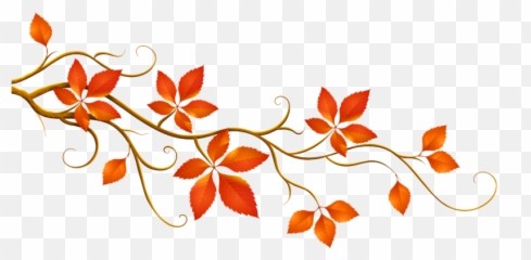 September Clipart Leaves Transparent Free - Clip Art Falling Leaves png