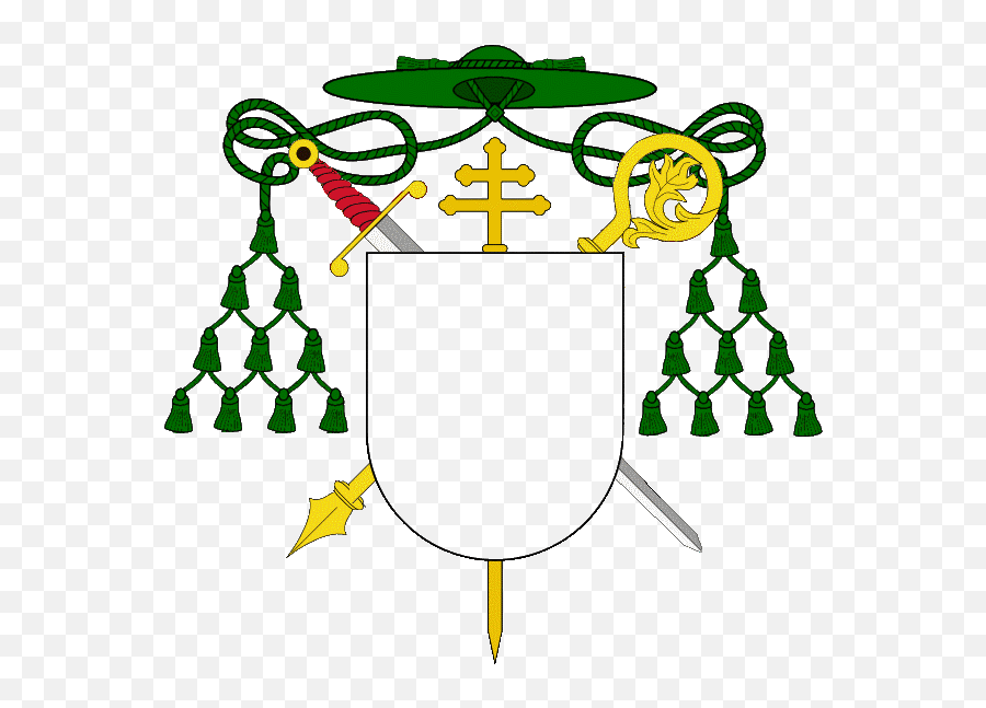 File03 Coa Prince - Archbishop 04 No Mantle No Scrollpng Png Coat Of Arms Template,Scroll Png