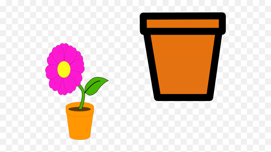 Library Of Clipart Black And White Download Flower Pot Free - Cartoon Of Flower Pot Png,Flower Pot Png