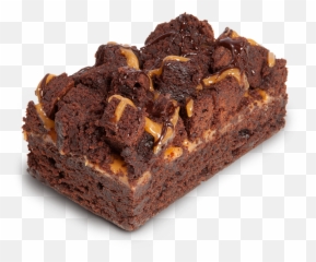 Chocolate Caramel Brownie Sheet Cake - Caramel Brownies Png,Brownie Png