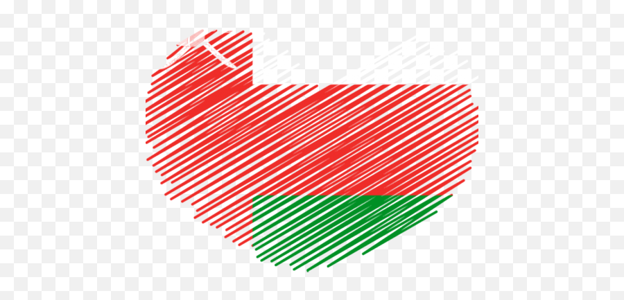 Download Oman Heart Flag - Parallel Png,Oman Flag Png