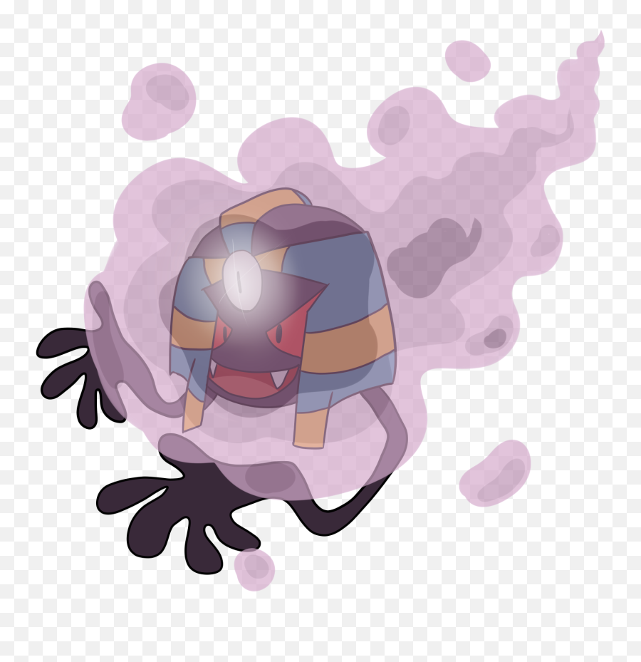 Poke - Fusioncofagrigusghastly Pokécharms Ditto Fusion Png,Gastly Png