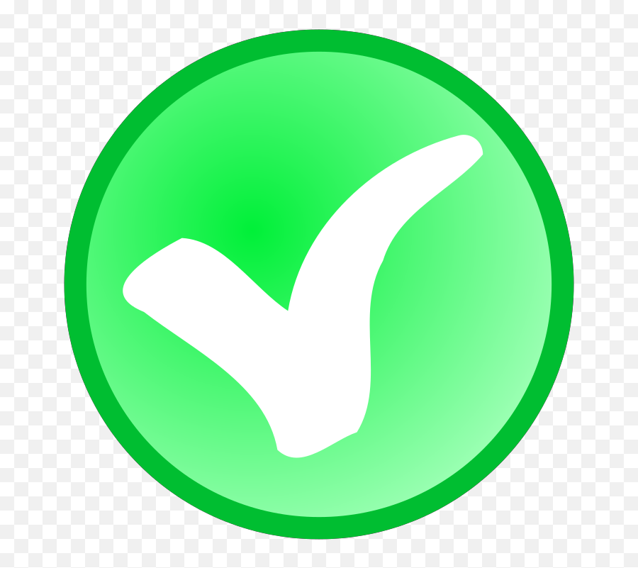 Small Green Check Mark Clip Art Icon And Svg - Svg Clipart Circle Png,Green Check Mark Png