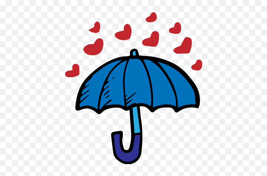 Umbrella Png Icon 41 - Png Repo Free Png Icons Umbrella Cartoon Hearts,Umbrella Transparent Background
