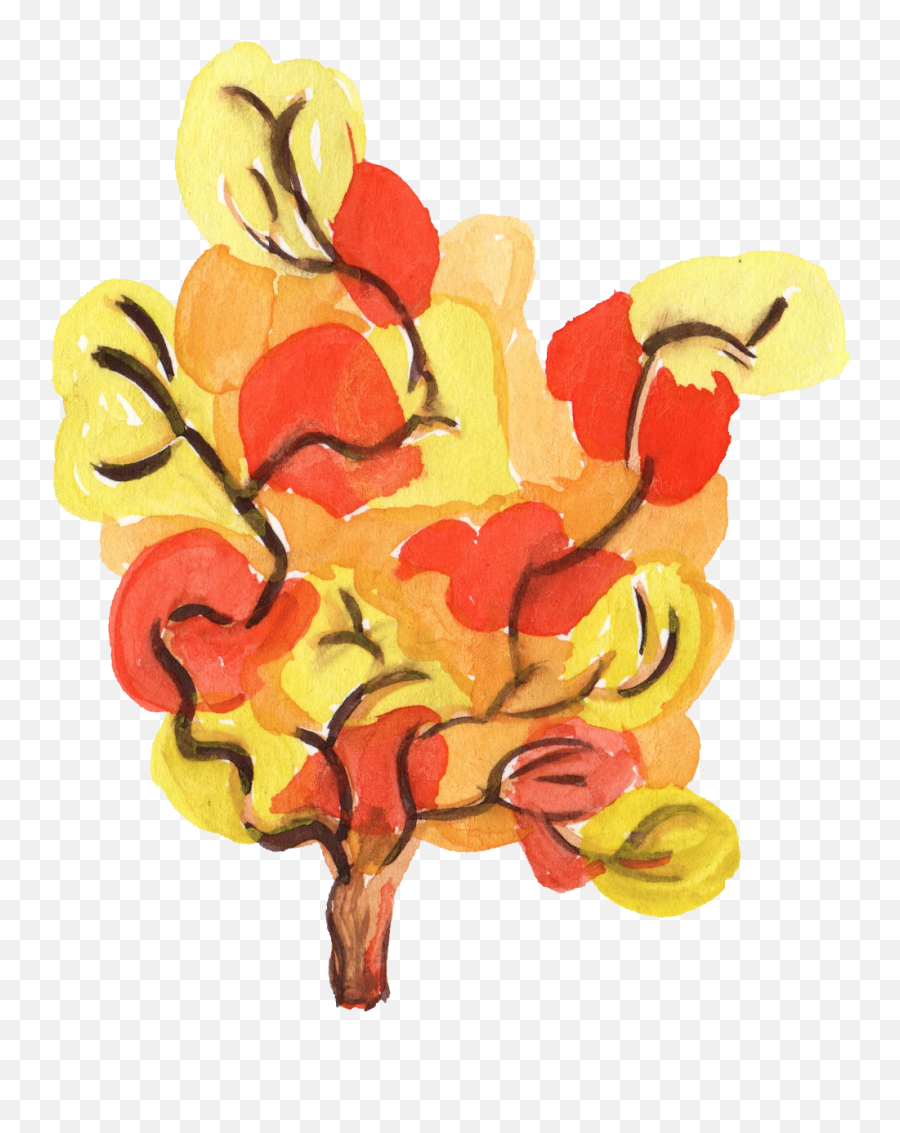 12 Watercolor Tree Transparent - Floral Design Png,Watercolor Tree Png