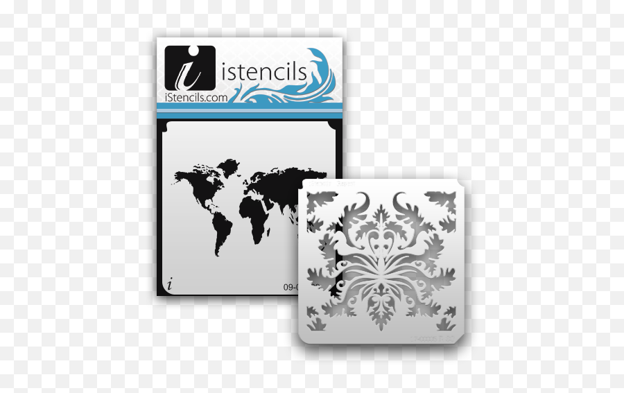 Istencils - World Map Png,Stencil Png