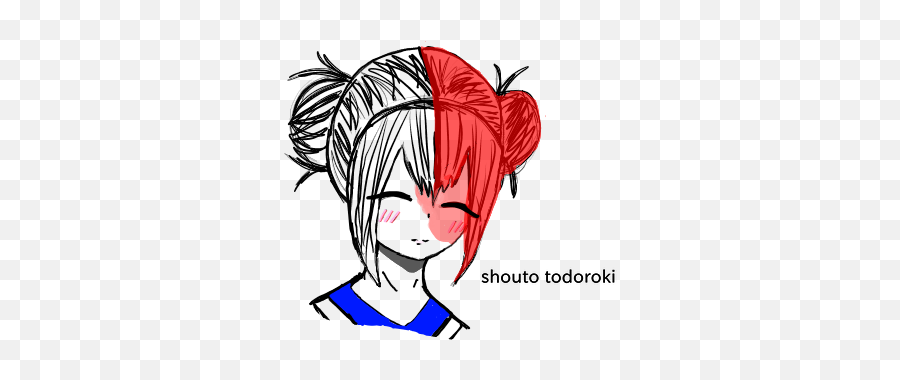 Shouto Todoroki Hoshinoranakamuro568 - Illustrations Art Street Hair Design Png,Todoroki Transparent