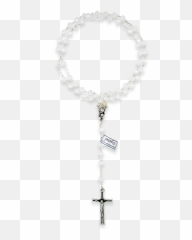 First Communion Png - Crystal First Communion Rosary Solid