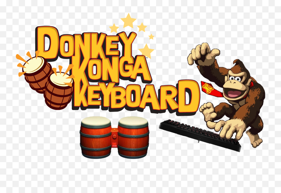 How I Turned My Dk Bongos Into A Keyboard By Jam1garner - Dk Bongos Png,Donkey Kong Png