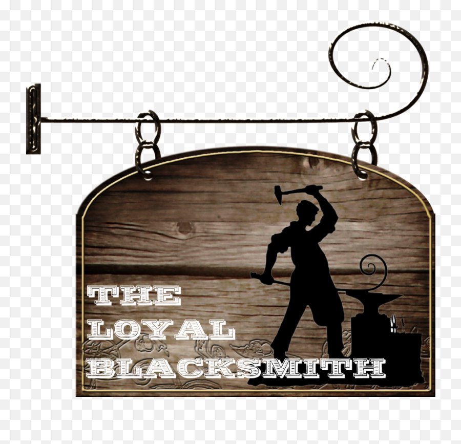 Blacksmith Logo 1 - Hanging Wooden Sign Blank Png,Blacksmith Logo