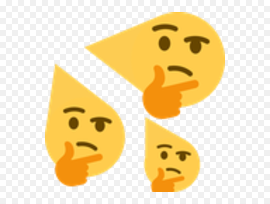Face Emoji - Thinking Emoji Meme Png,Thinking Face Emoji Png