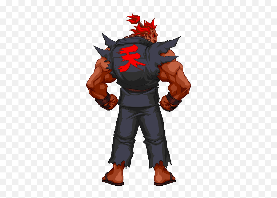 Akuma Sirlin - Akuma Back Gif Png,Akuma Transparent