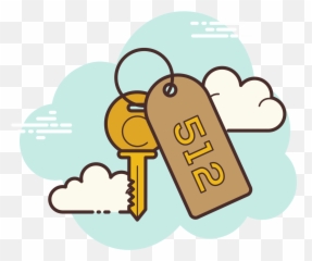 Hotel Room Key Icon Png 50 Px 68471 - Images PNGio Phone Aesthetic Cloud