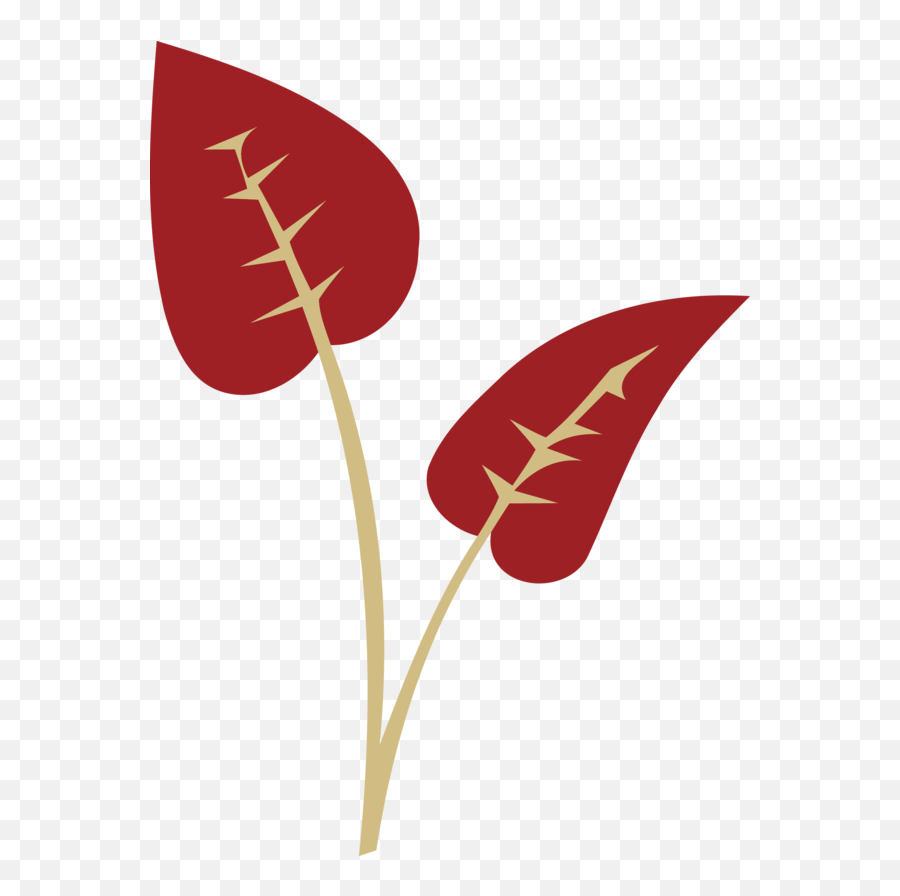Thanksgiving Red Leaf Anthurium For Fall Leaves - Lovely Png,Thanksgiving Banner Png