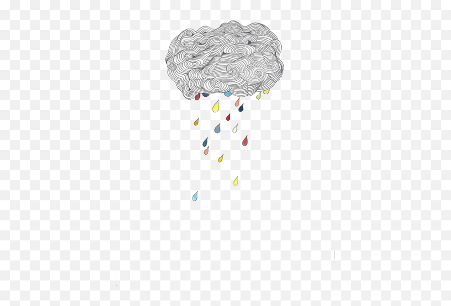 Tumblr Cloud Transparent - Google Search On We Heart It Rain Illustration Png,Rain Cloud Transparent