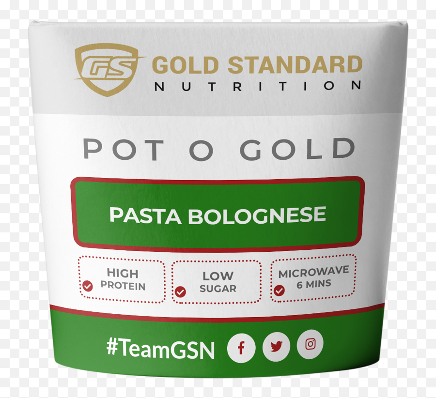 Pot O Gold - Pasta Bolognese Gsn Gold Standard Nutrition Png,Pot Of Gold Transparent