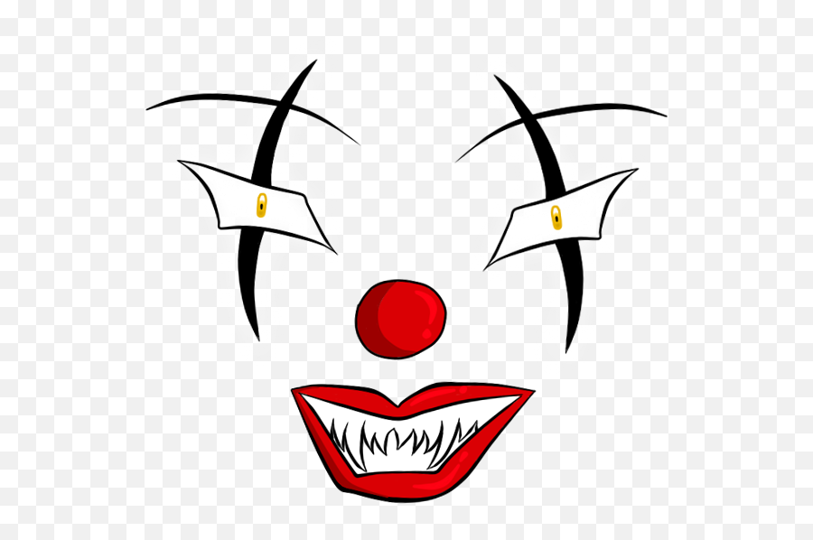 Clowns Drawing Creepy Transparent U0026 Png Clipart Free - Scary Clown Drawing Scary Easy,Scared Face Transparent