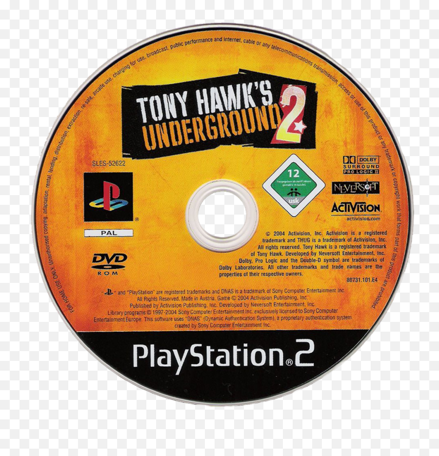 Tony Hawks Underground Hip - Tony Hawk Underground 2 Disc Png,Tony Hawk Png