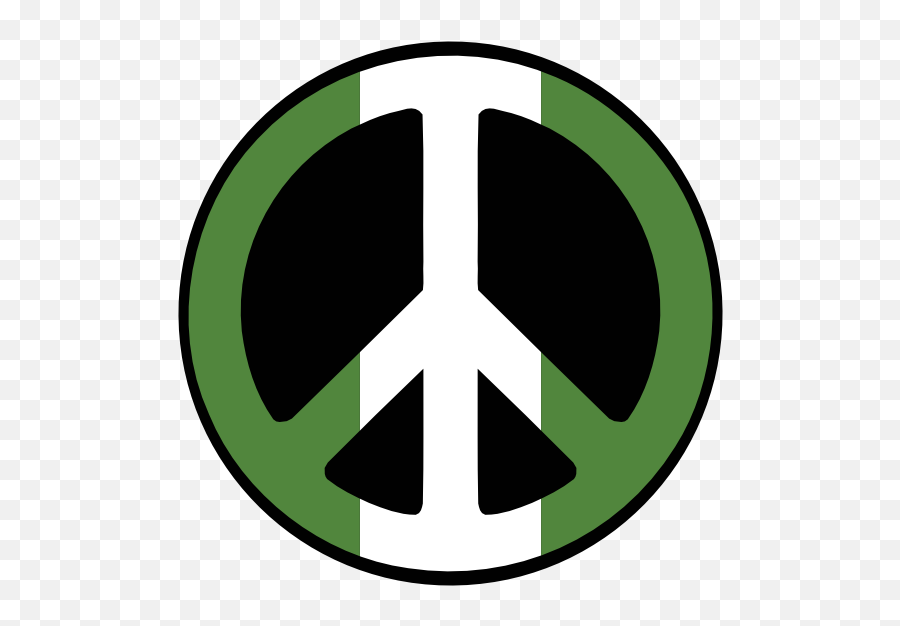 Nigerian Peace Symbol - Peace Sign Red Yellow Green Png,Nigerian Flag Png