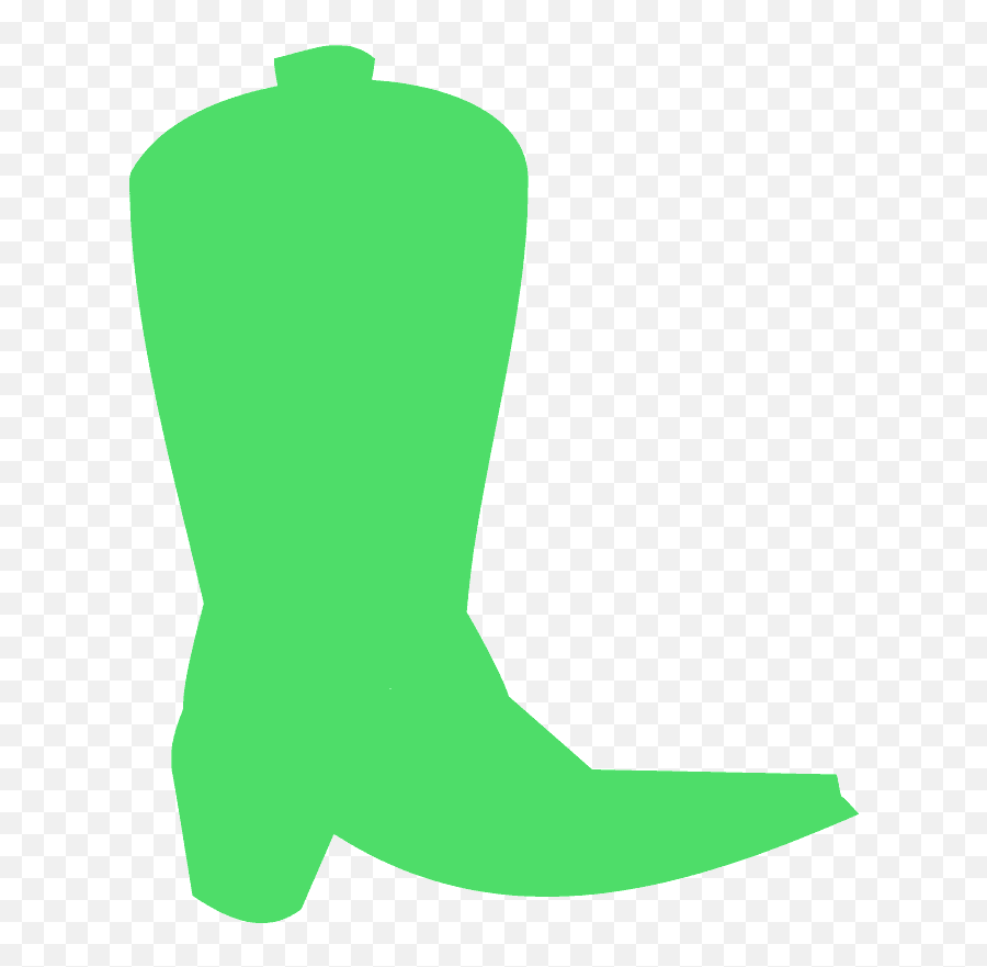 Cowboy Boot Silhouette - Free Vector Silhouettes Creazilla Cowgirl Boot Silhouette Png,Cowboy Boots Transparent