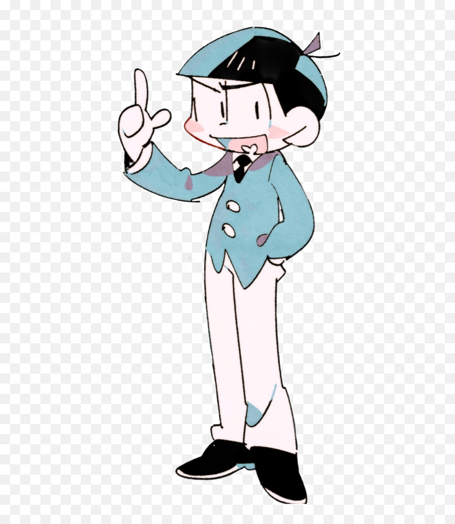 Karamatsu Karamatsumatsuno Sticker By Victor - Fictional Character Png,Karamatsu Transparent