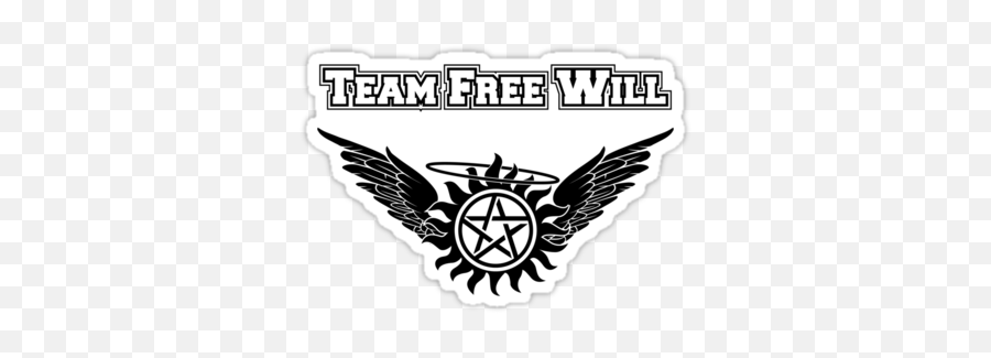 Team Free Will Shirt By Harmonybydesign Destiel Teams - Supernatural Png,Castiel Transparent