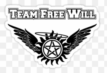 Team Free Will Shirt By Harmonybydesign Destiel Teams - Supernatural png