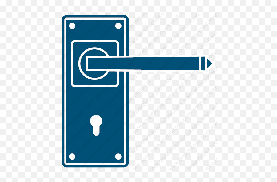 Download Door Handles Lock Vector Icon Inventicons - Vertical Png,Handle Icon