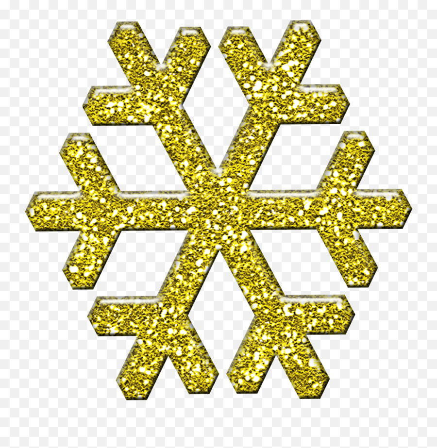 Library Of Free Gold Snowflake Svg Transparent Png - Snowflake With A Heart,Christmas Snowflakes Png