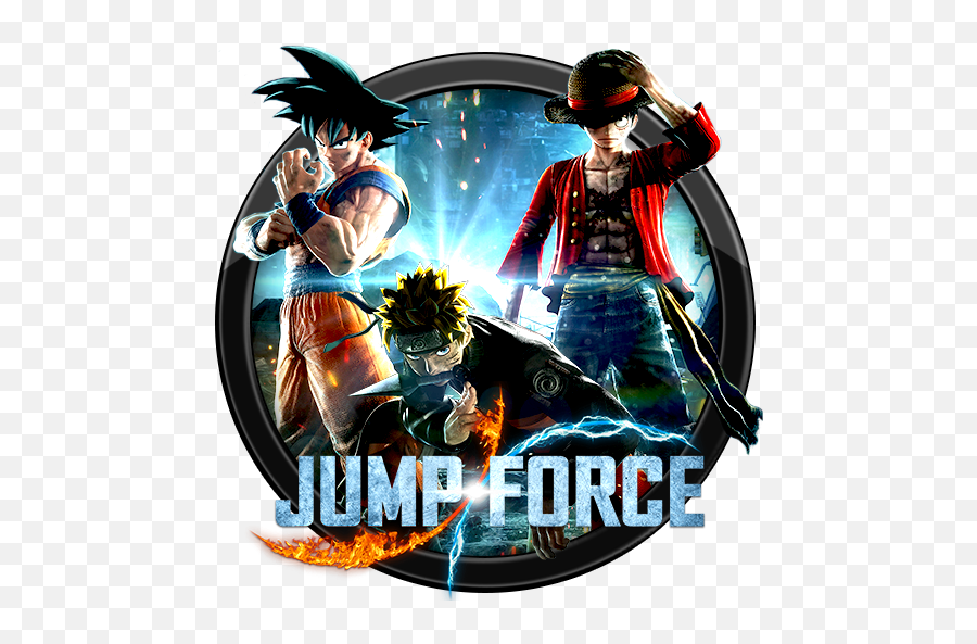 Jump Force V - Luffy Goku And Naruto Walpaper Png,Jump Force Icon