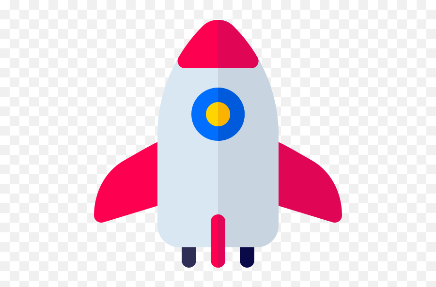 Startup - Vertical Png,Rocket Flat Icon