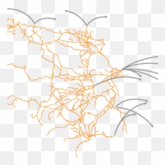 Bnsf Mexico Interactive Network Map - Dot png