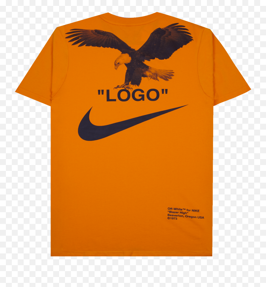 Nike White And Orange Shirt F9d625 X Off T Png Tee - futura Icon