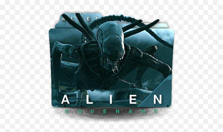 Alien Covenant Movie Folder Icon - Designbust Alien Covenant Folder Icon Png,Transparent Alien Icon